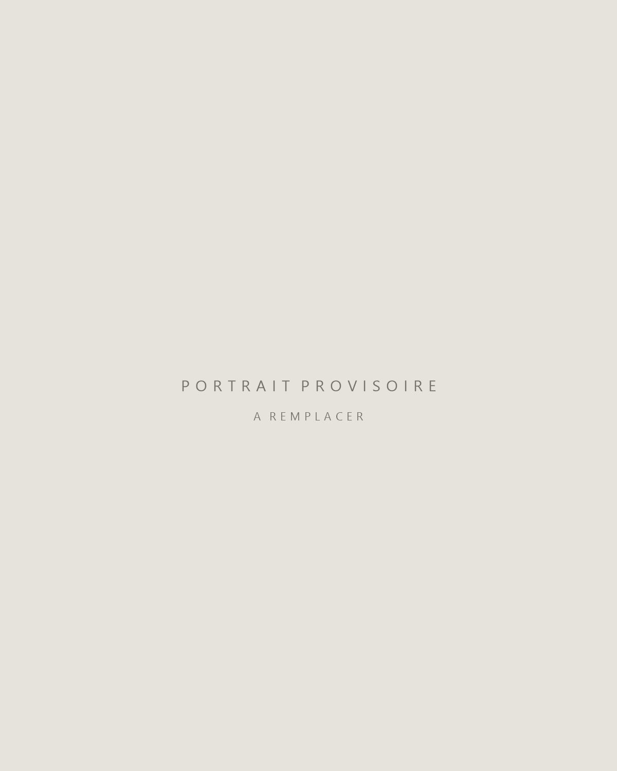 Portrait provisoire